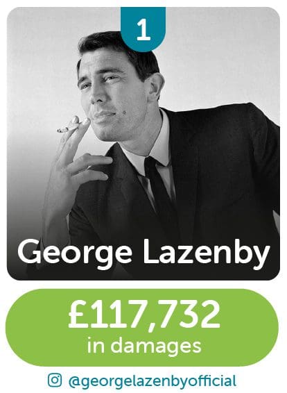 George Lazenby 1st cautious 007