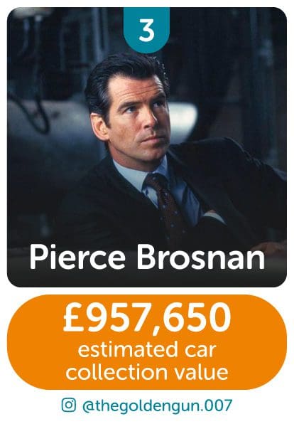 Pierce Brosnan 3rd flashiest car