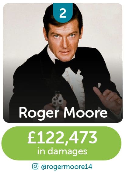 Roger Moore 2nd cautious 007