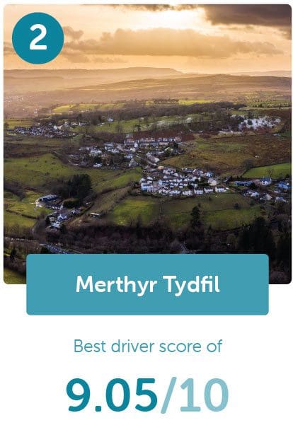 merthyr tydfil 2nd best drivers